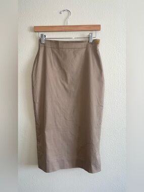 Vivienne Westwood Classic High-Waist Beige Pencil Skirt